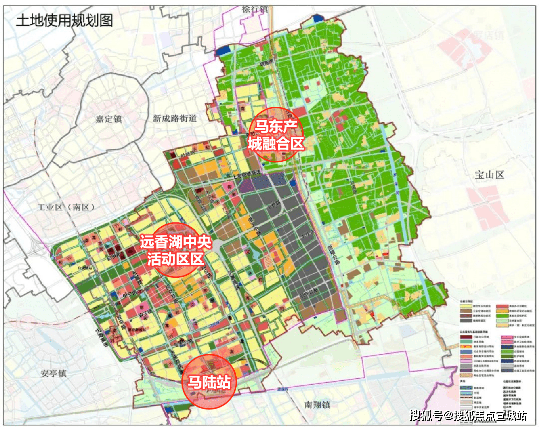 上海合庆镇最新规划图，繁荣与生态共融的未来蓝图