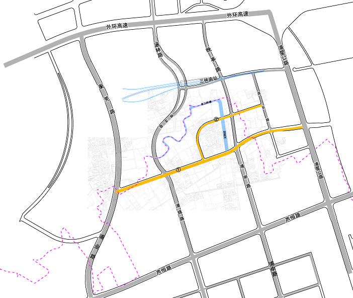 浦业路最新规划图，塑造未来城市新面貌